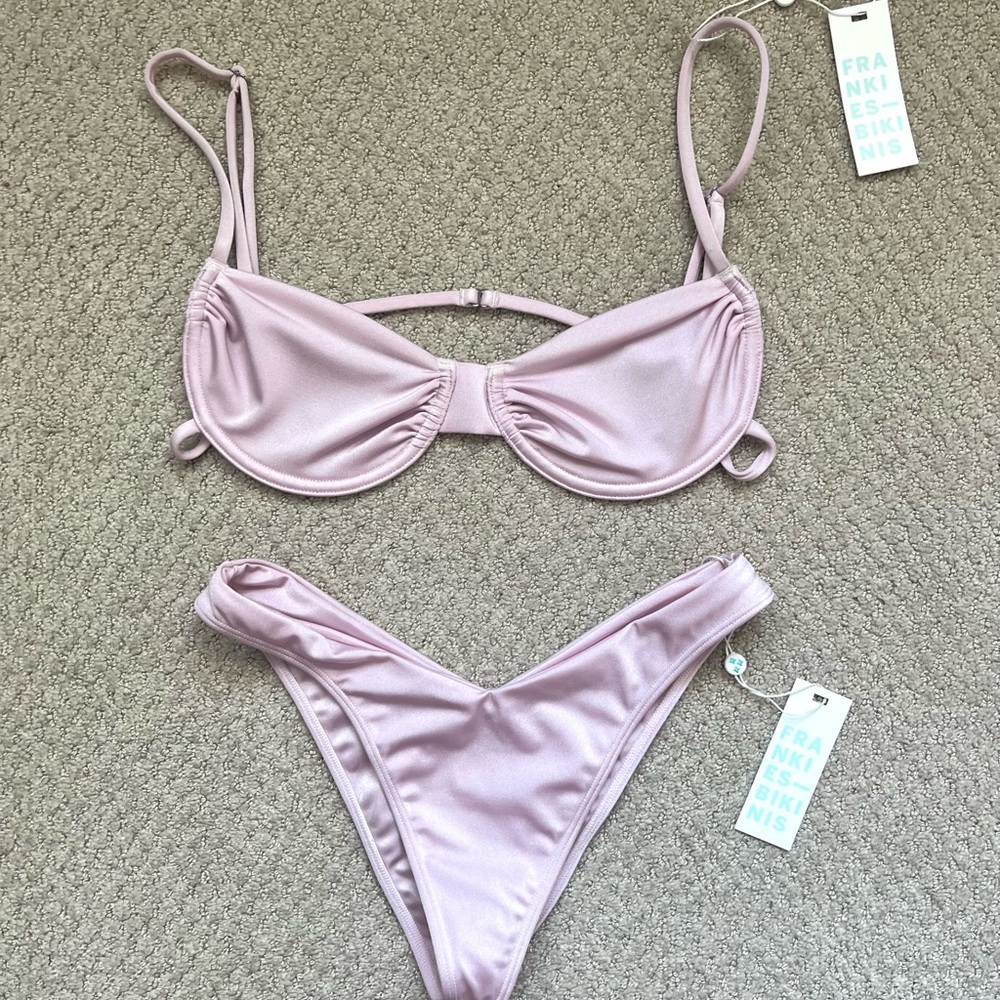 Frankie’s Bikinis Maggie Shine Top & Bottoms